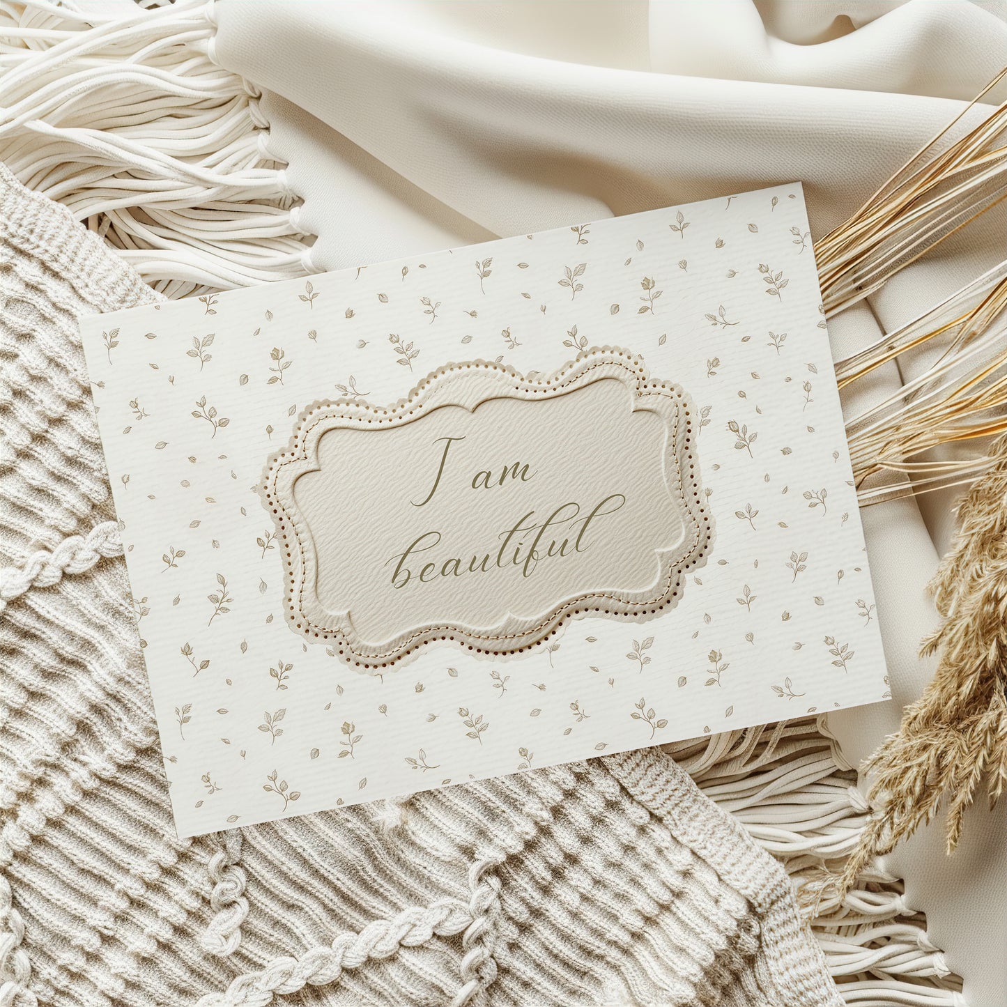 "I am beautiful" - affirmation