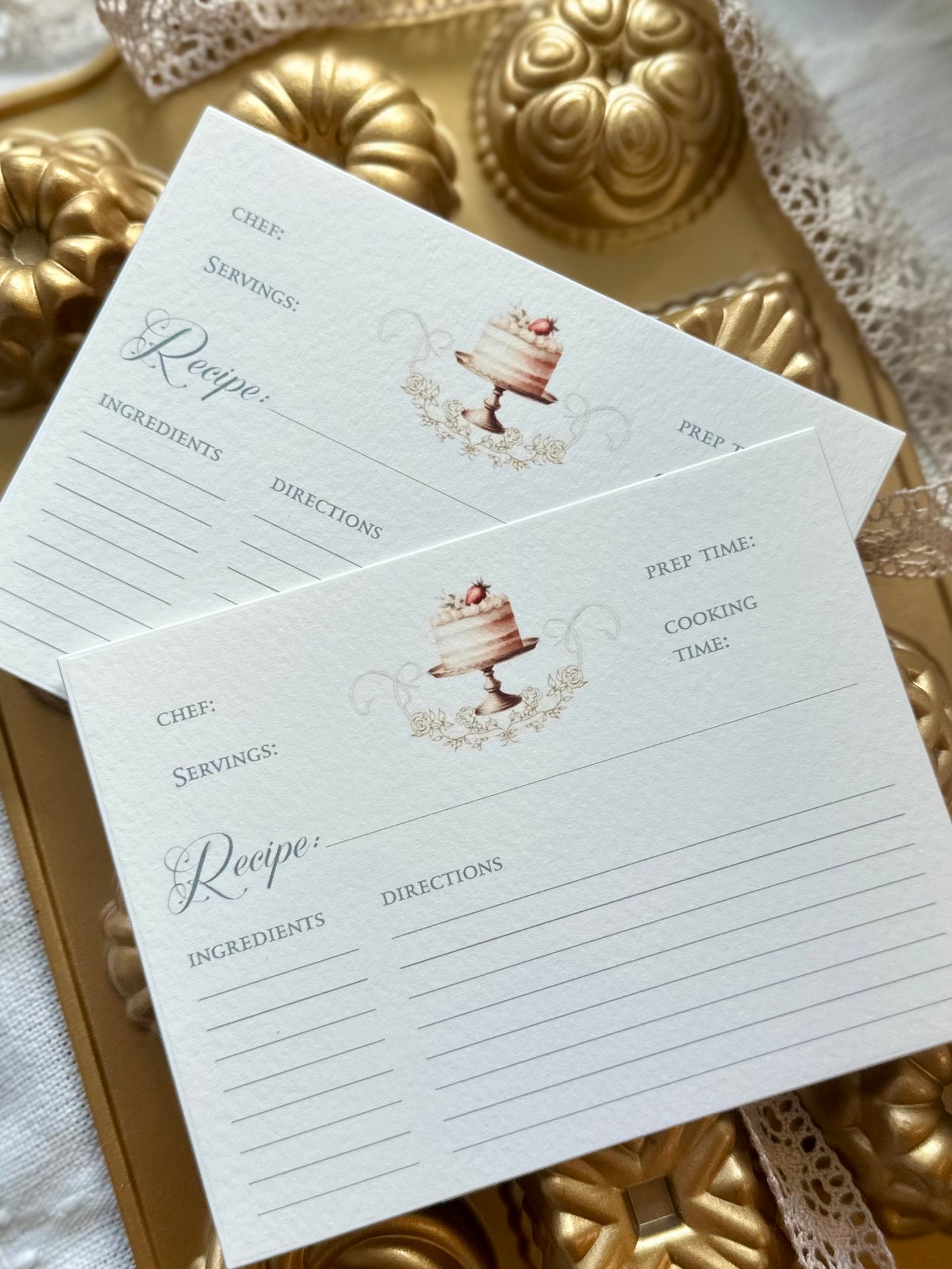 Recipe cards