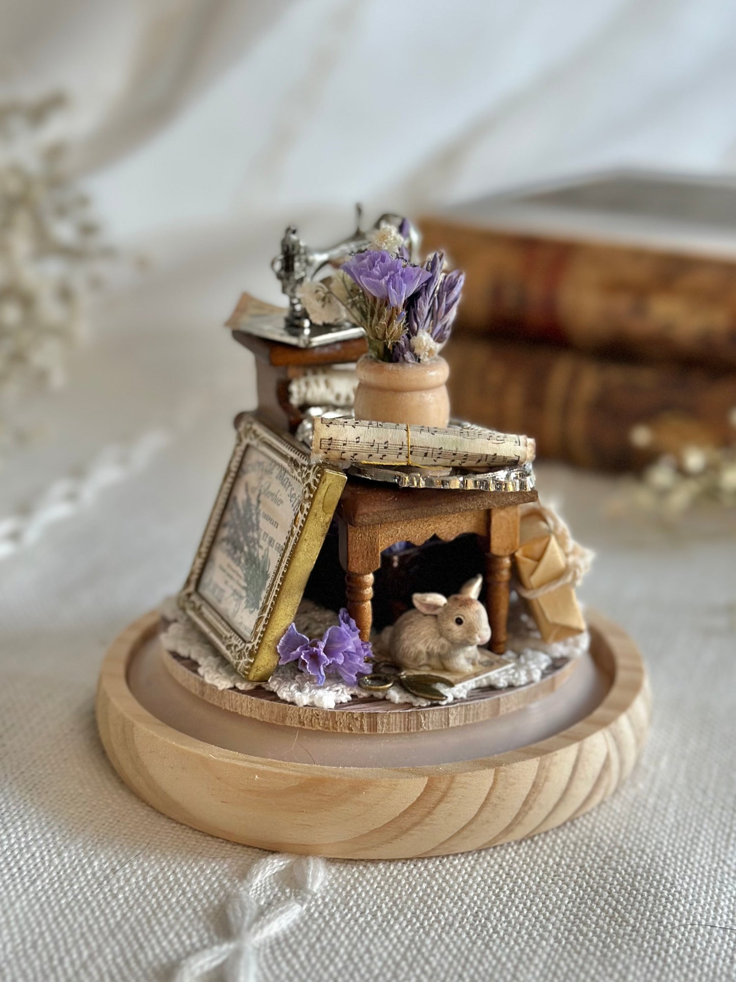 Miniature scenery - a lavender dream