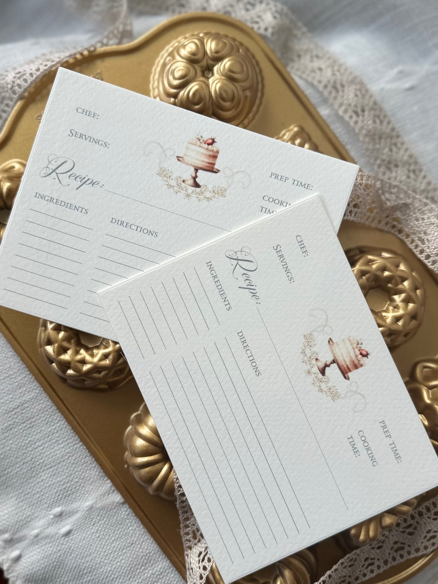 Recipe cards