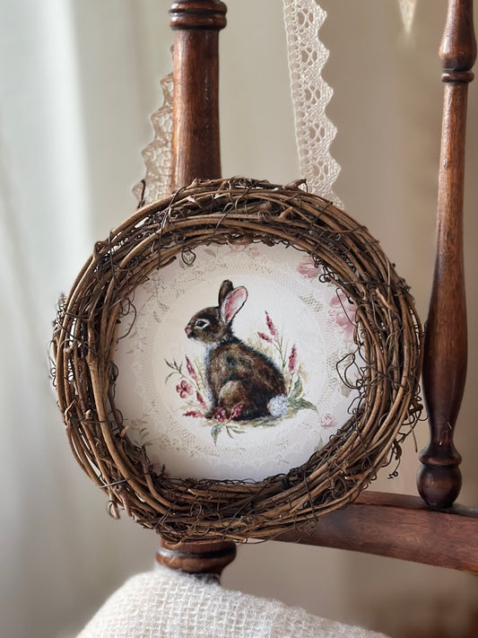 Wreath framed print - A flower´s Dream