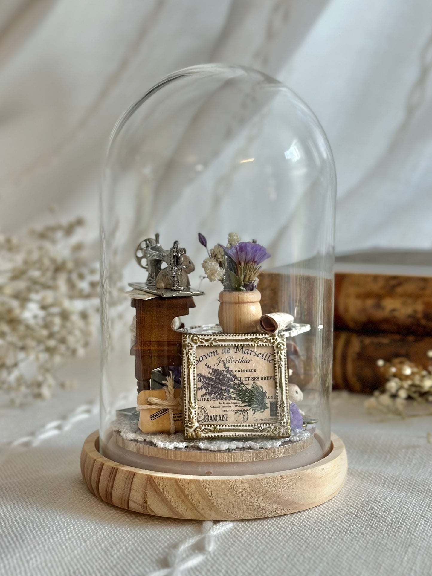 Miniature scenery - a lavender dream