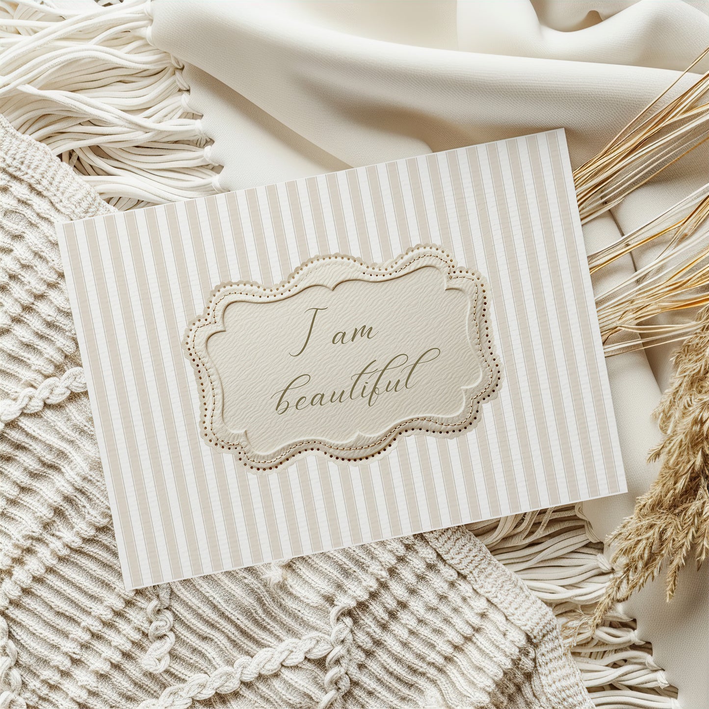 "I am beautiful" - affirmation