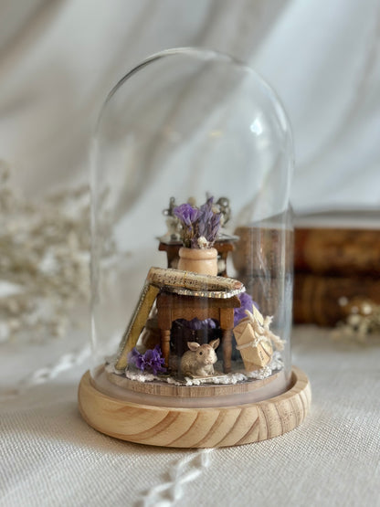 Miniature scenery - a lavender dream