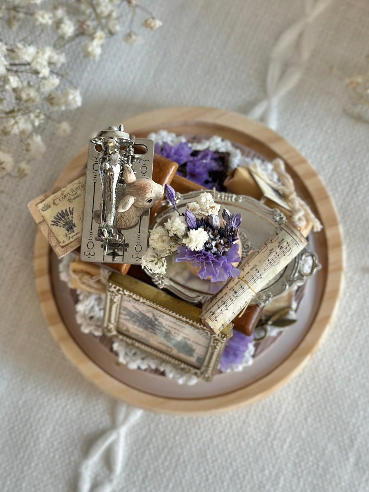 Miniature scenery - a lavender dream