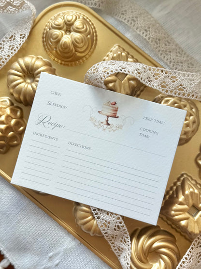 Recipe cards