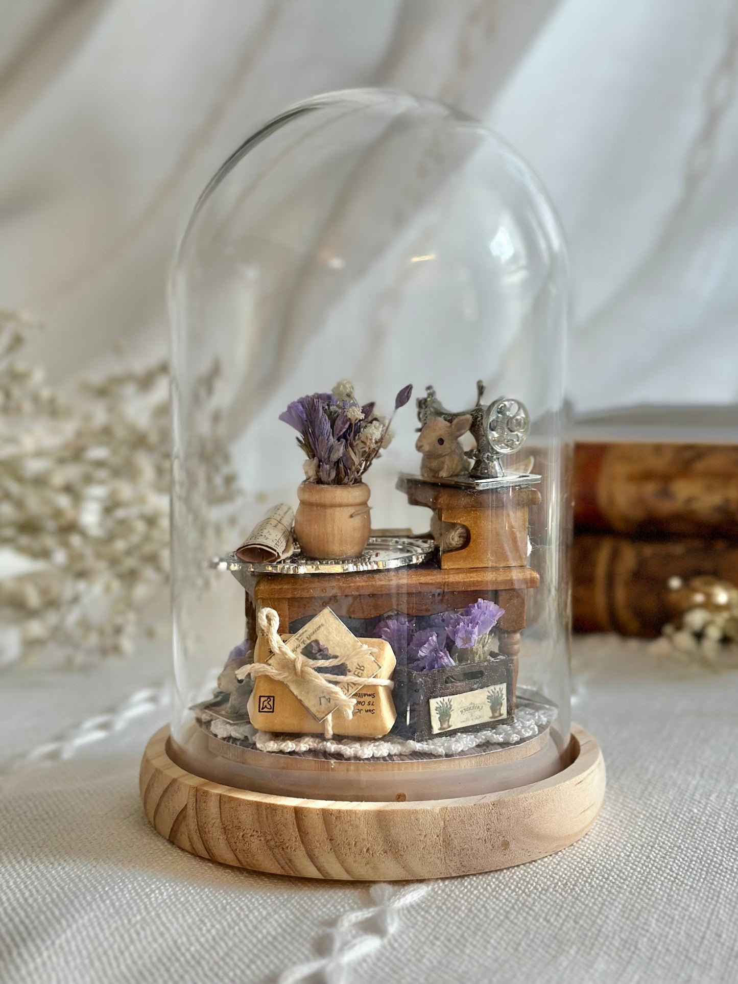 Miniature scenery - a lavender dream