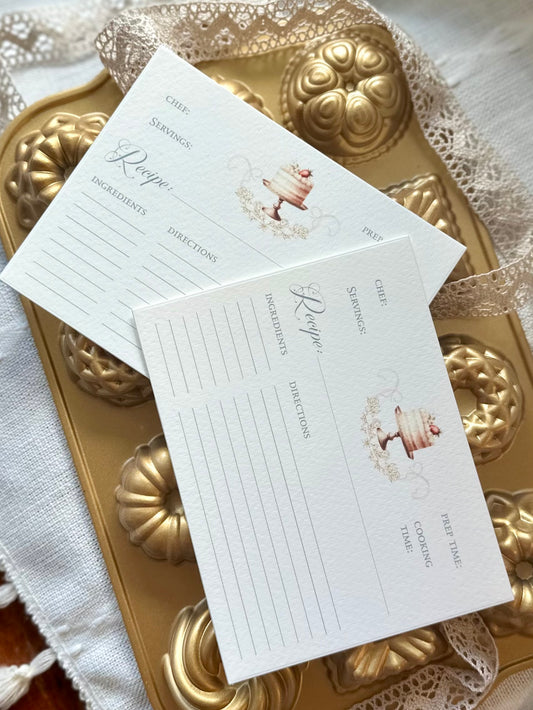 Recipe cards