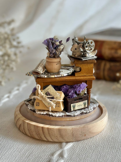 Miniature scenery - a lavender dream