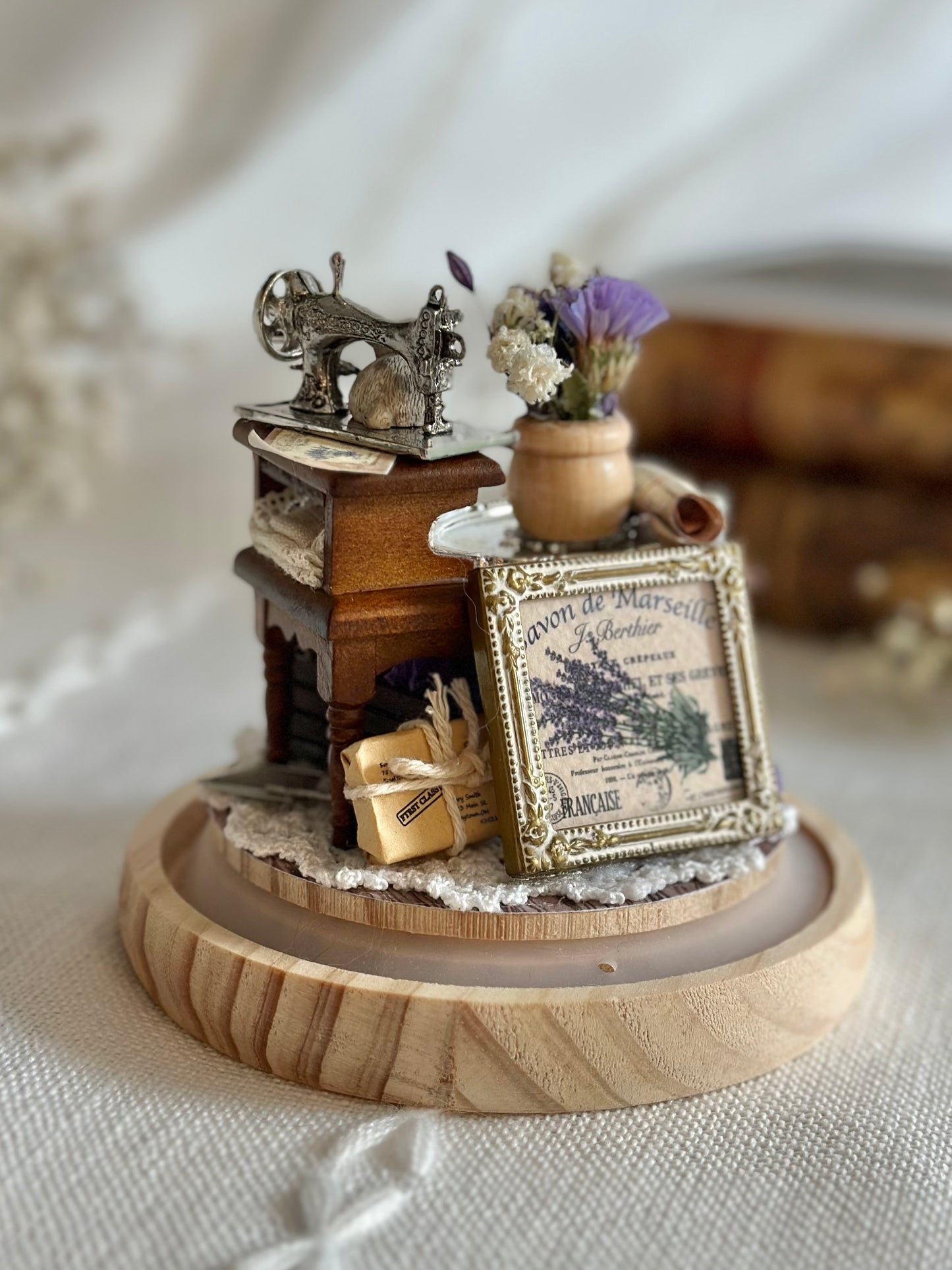 Miniature scenery - a lavender dream