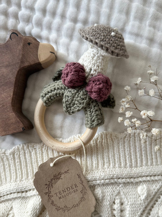 Mushroom rattle